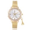 Simple Ladies Fashion Diamond-encrusted Steel Band Casual Gold Watch watches 14 Simple Ladies Fashion Diamond-encrusted Steel Band Casual Gold Watch watches 14