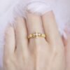 Women’s Gold-plated Antique Hollow Ring Rings 9