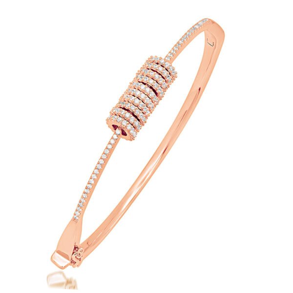 925 Silver 5A Full Diamond Gold Plated Bracelet Bracelets 10