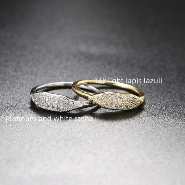 Women’s Fashion Gold-plated Simple Thin Ring Rings 8