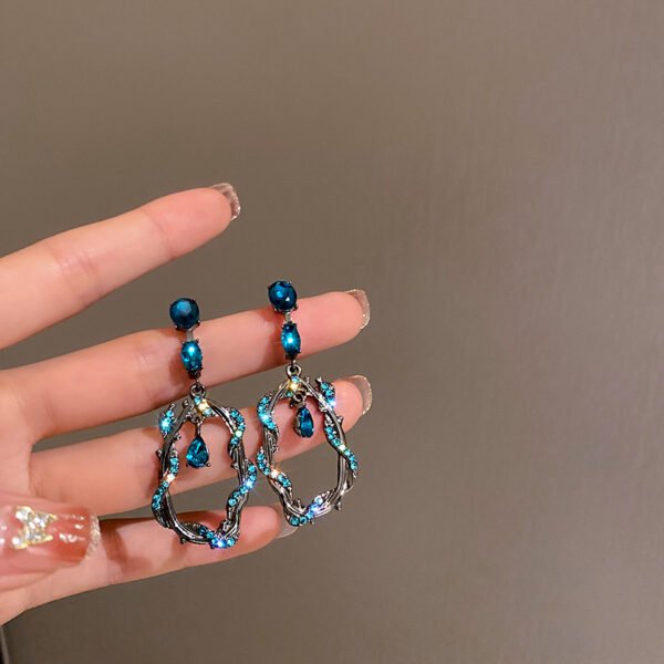 Long Exaggerated Earrings Hong Kong Style Retro Earrings Earrings 6