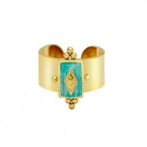 Retro Design Sense Of Star Ring Trendy Fashion Gold Rings