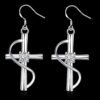 2018 New Cross-border Popular Elongated Cross Earrings Earrings 12