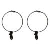 Simple Ethnic Style Kitten Circle Earrings Female Geometric Earrings 11
