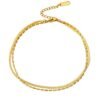 Frosty Light Luxury 18k Gold Delicate Bracelet Bracelets 12 Frosty Light Luxury 18k Gold Delicate Bracelet Bracelets 12