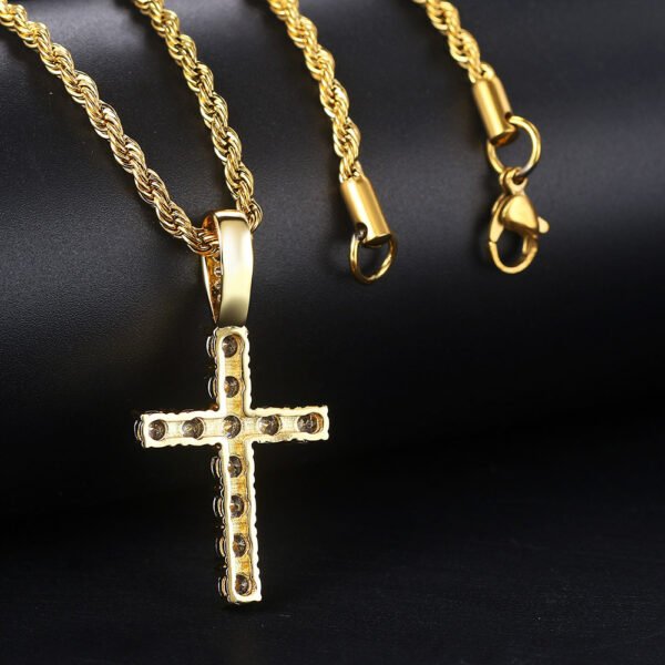 Zircon Plated True Gold Pendant Necklace Necklaces 6