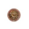 Resin And Crystal Fossil Snail Hemisphere Handicraft Pendant Accessories 16