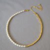 Women’s Glittering Gold Beaded Necklace Rings 8 Women’s Glittering Gold Beaded Necklace Rings 8