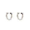 Korean Ins Wind Pearl Transparent Natural Stone Ears Earrings 10