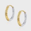 S925 Sterling Silver Gold Silver Contrast Earrings Female Earrings Earrings 11