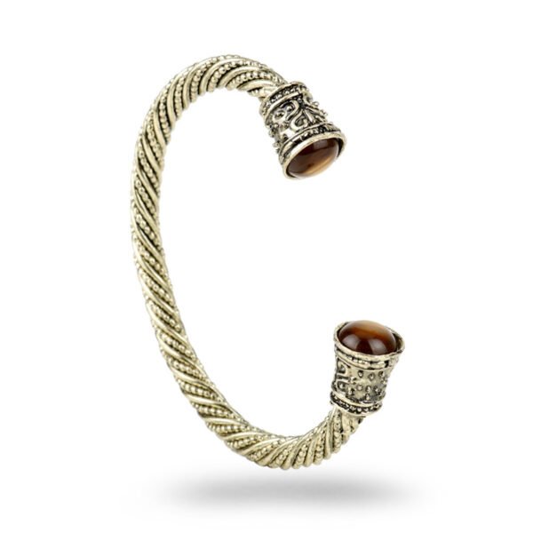 Ancient Gold Domineering Stripes Nordic Viking Bracelet Tiger Eye Bracelet Bracelets 6
