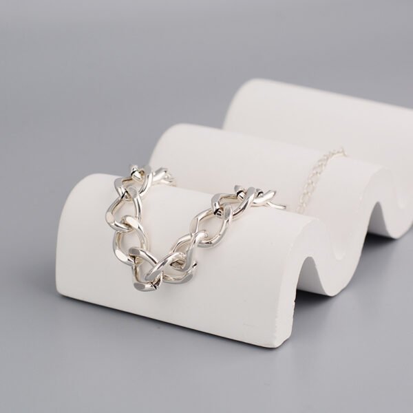 Women’s Niche Design Thai Silver Vintage Hip Hop Bracelet Bracelets 5