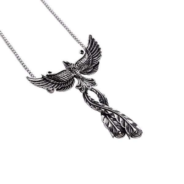 Fashion Alloy Big Phoenix Pendant Necklace Necklaces 5