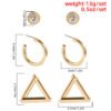 Mix And Match Simple Geometric C-shaped Half Hoop Earrings Set Earrings 10