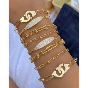 Popular Jewelry 18k Gold High-quality Sense Accessories