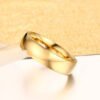 Stainless Steel Ring Vacuum Gold-plated Ring Rings 14