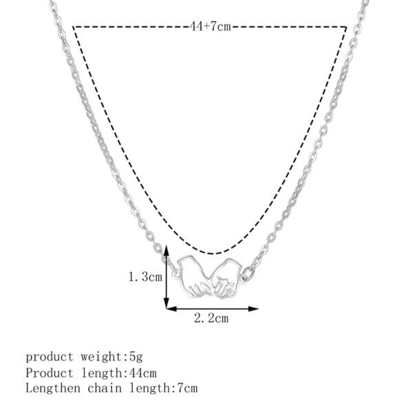 All-match Xiaoqing Necklace Female Simple Necklaces 4