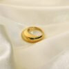 Gold Plated Stainless Steel Chunky Ring Rings 22