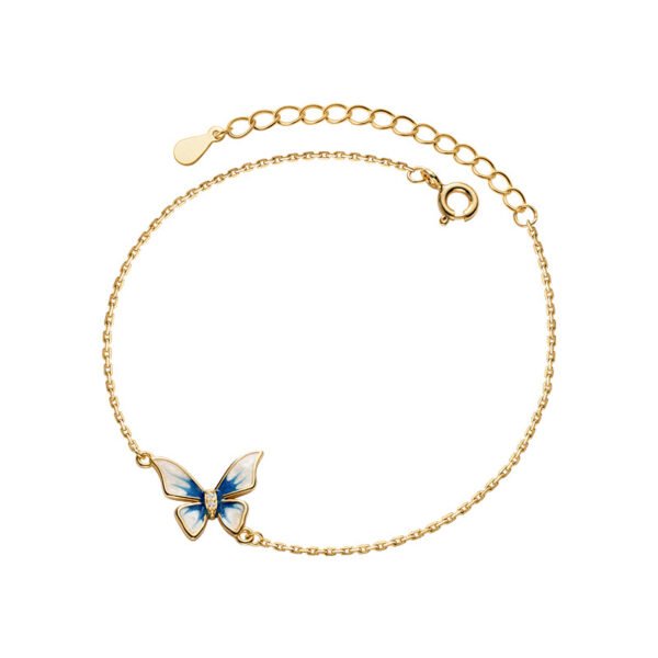 Gold Simple Diamond Inlaid Female Bracelet Bracelets 6