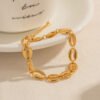Women’s 18K Gold Hollow Shell Non-fading Bracelet Bracelets 16
