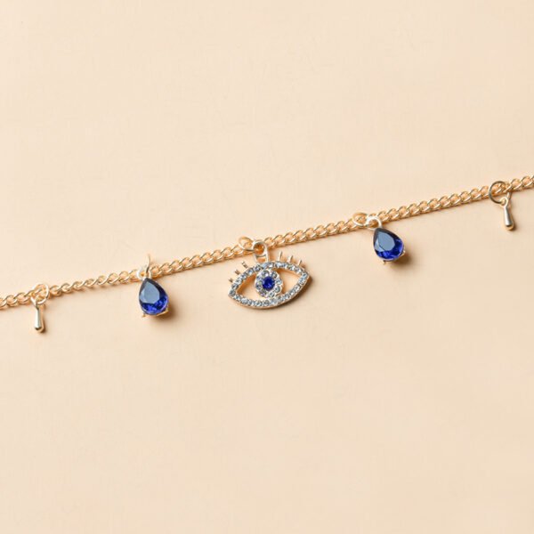 Fashion Gold Plated Devil’s Eye Crystal Necklace Necklaces 5