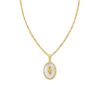 18k Gold-plated White Seashell And Gold Necklace Necklaces 8