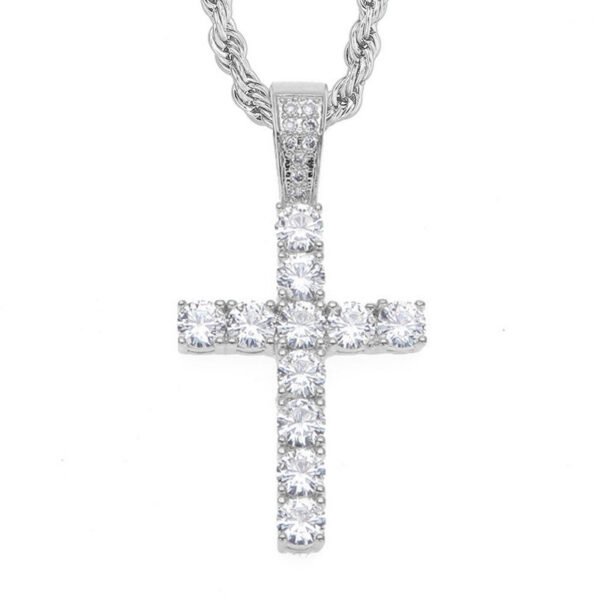 Zircon Plated True Gold Pendant Necklace Necklaces 9