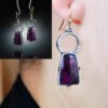 Personality Creative Purple Girl Earrings Earrings 13