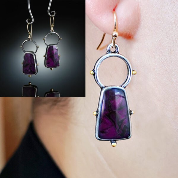 Personality Creative Purple Girl Earrings Earrings 7