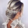 Gold And Silver Crystal Gauze Dress Accessories Headdress Other 10