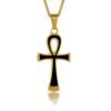 Cross Pendant Gold-plated Titanium Steel Pendant Necklaces 9