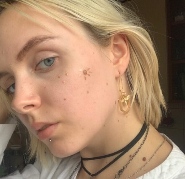Fashion Three-dimensional Geometric Creative Bee Ear Hook Earrings Earrings 5