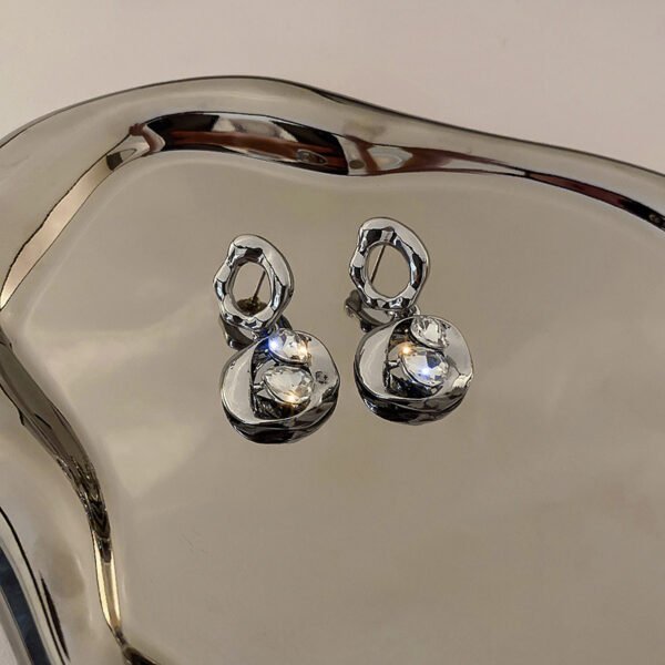 Fashion Personality Diamond 925 Silver Needle Earrings Earrings 6