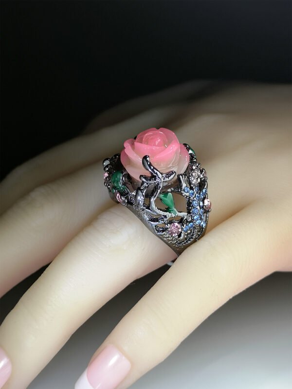 Simple Geometric Personality Metal Ring Rings 4