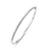 Simple Women’s 18K White Gold Moissanite Semi Bracelet Bracelets 10 Simple Women’s 18K White Gold Moissanite Semi Bracelet Bracelets 10