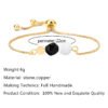 14K Gold Plated Color Preserving Box Chain Tiger Eye Volcanic Stone Yoga Bracelet Bracelets 15