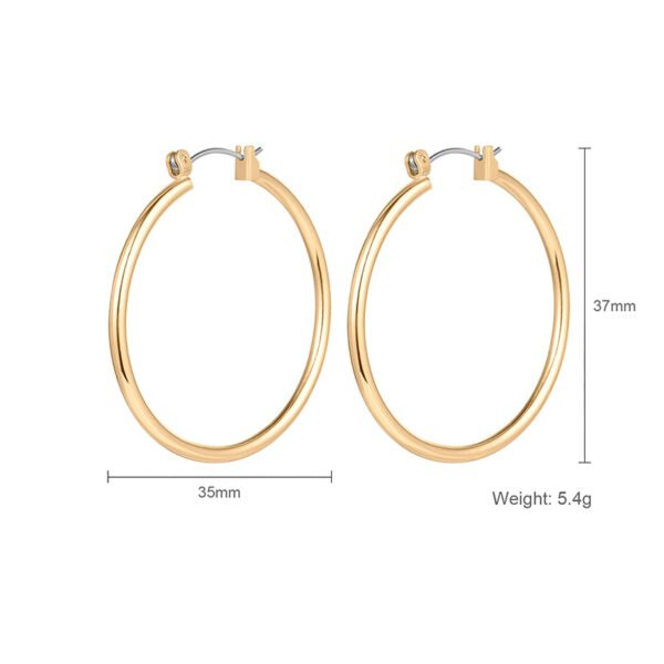 European And American Temperament Ring Gold And Silver Earrings Fashion Earrings 4