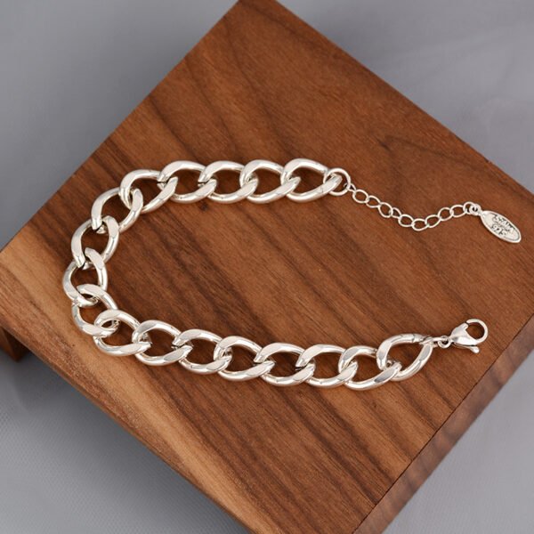 Women’s Niche Design Thai Silver Vintage Hip Hop Bracelet Bracelets 7