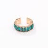 Fashion C-shaped Ear Clip With Colored Diamonds Earrings 18