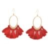 European And American New Su Earrings Women’s Fan-shaped Color Earrings 15