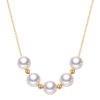 Sky Star 18K Gold Pearl Necklace Necklaces 12