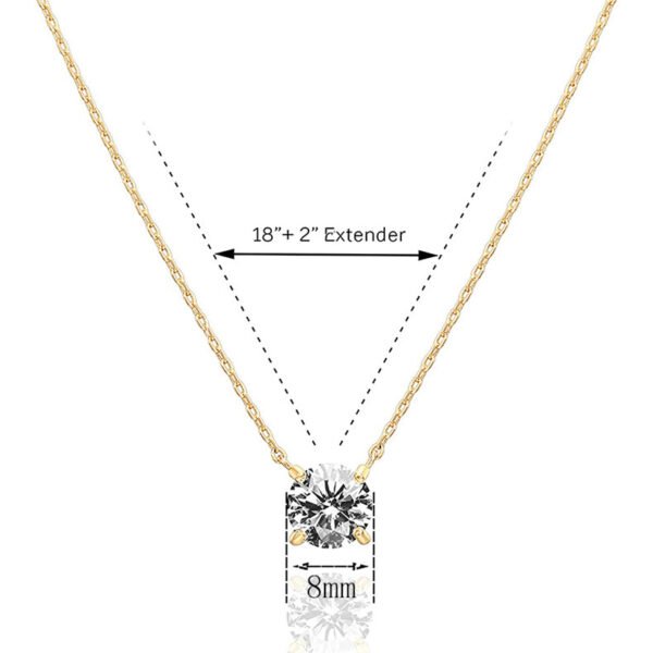 Women’s And Simple Clavicle Chain With Simulated Diamonds BestSelling 5