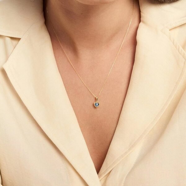 Anti Devil’s Eye Necklace – Zircon Necklace Heart for 100 confidence Necklaces 7