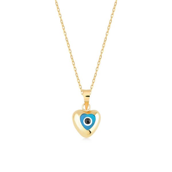 Anti Devil’s Eye Necklace – Zircon Necklace Heart for 100 confidence Necklaces 5