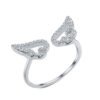 Women’s Zircon Angel Wings Wing Ring rings angel ring 9 Women’s Zircon Angel Wings Wing Ring rings angel ring 9