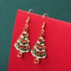 European And American New Christmas Series Asymmetric Christmas Tree Snowflake Earrings Earrings 10