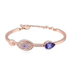 Rose Gold Pavé Bangle Bracelets Rose Gold Pavé Bangle Bracelets