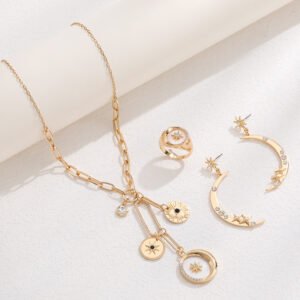 Celestial Set — Earrings & Necklace Jewelry Celestial Set — Earrings & Necklace Jewelry