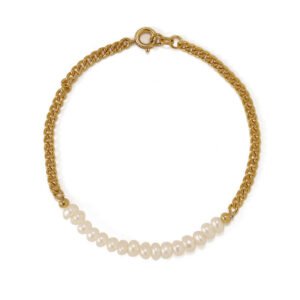 Baroque Pearl Link Bracelet Bracelets