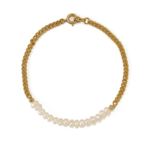 Baroque Pearl Link Bracelet Bracelets Baroque Pearl Link Bracelet Bracelets